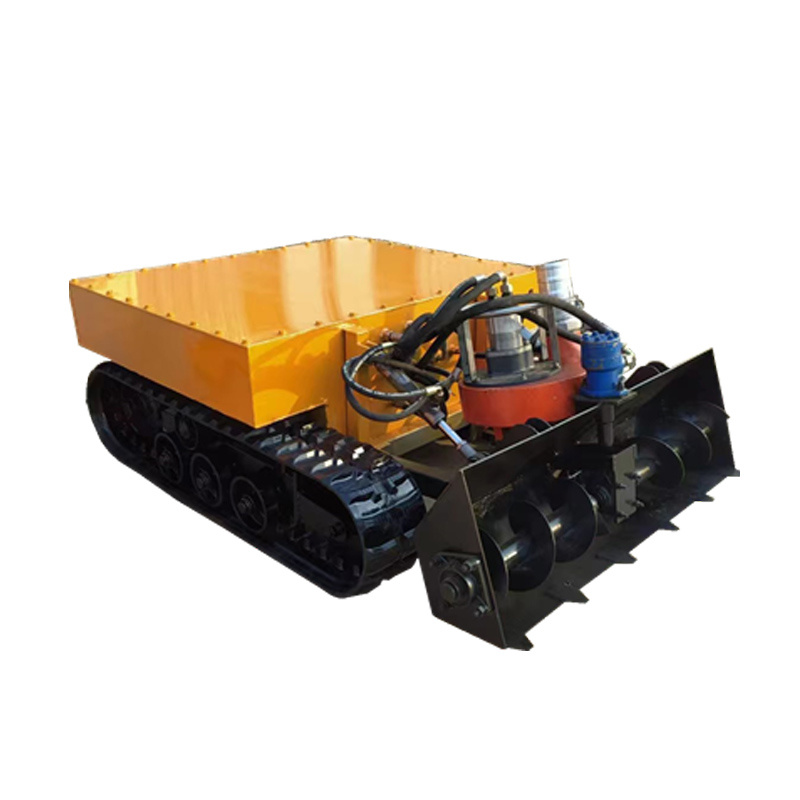 Suspension damping electric remote control track chassis fully automatic track robot chassis assembly