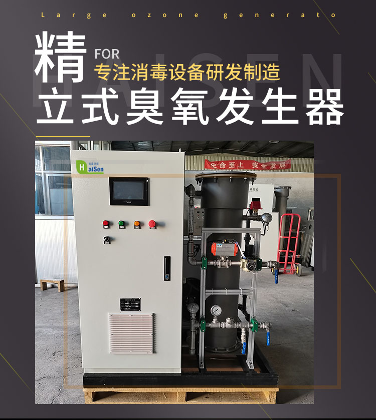 Haisen 2kg Large Ozone Generator Mobile Deodorization, Sterilization and Disinfection Equipment for Industrial Wastewater and Wastewater Treatment