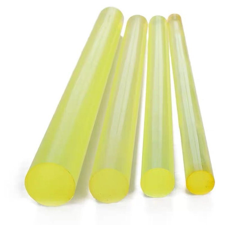 PU Uni Stick Polyurethane Stick Yellow Cow Rib Stick Solid Rubber High Elastic, Wear Resistant, and Shock Absorbing