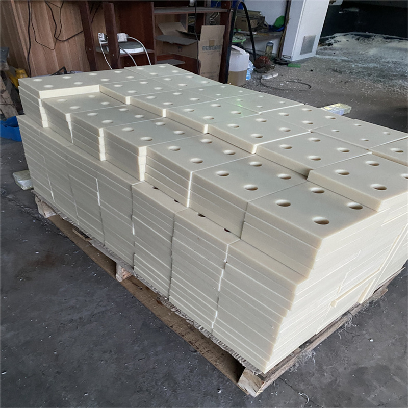 Nylon limit block, oil resistant and wear-resistant plastic processing parts, engineering machinery, customized nylon slider