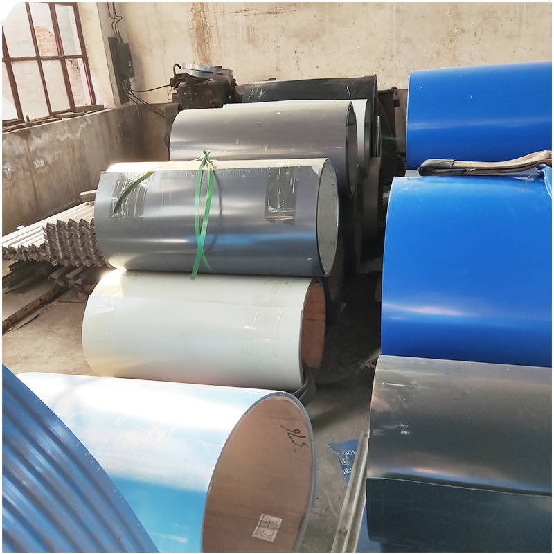 Window type color steel rainproof cover for coal conveyor belt, customized for mining plant rainproof cover