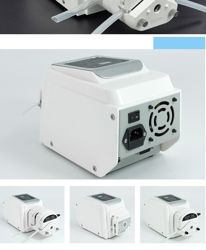 Small laboratory peristaltic pump multi-channel high-precision metering Rongbai BT100-2J experimental liquid separation constant flow pump