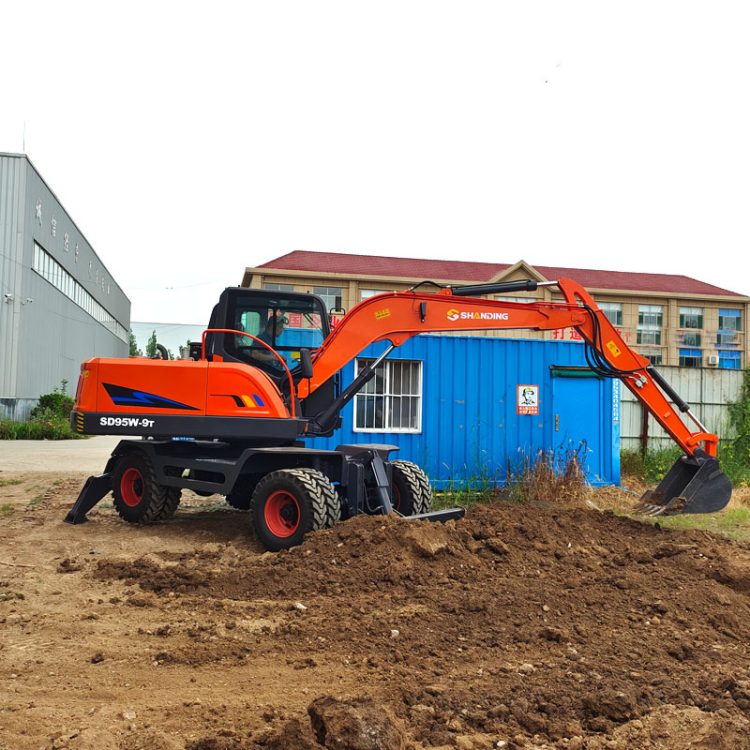 山鼎SD95小型挖掘机 多功能小勾机工程农用工业型机械小挖机售价
