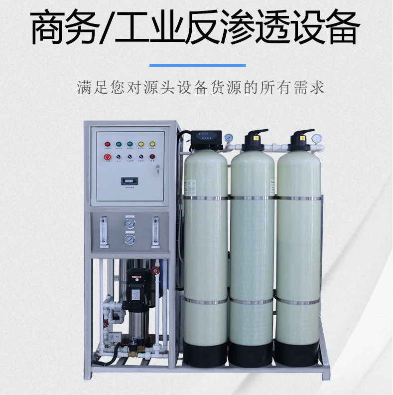 0.5-1 ton stainless steel tank RO machine pure water drinking water equipment reverse osmosis water treatment equipment deionized water