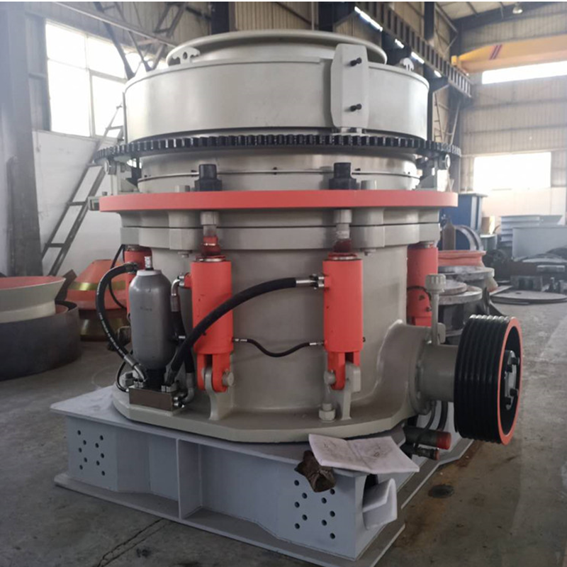 Hydraulic cone crusher produces 200 tons of pebbles per hour. Crusher and crusher