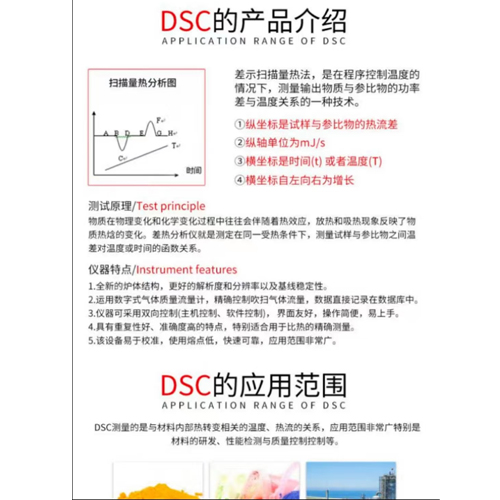 Differential scanning calorimeter DSC-600 glass transition temperature oxidation induction period calorimeter