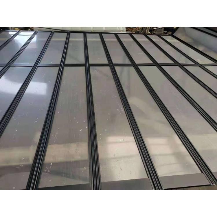 Mingxuan aluminum alloy folding doors, suspended trackless shopping mall dedicated doors, Mong Kok store sliding display doors, wholesale customization