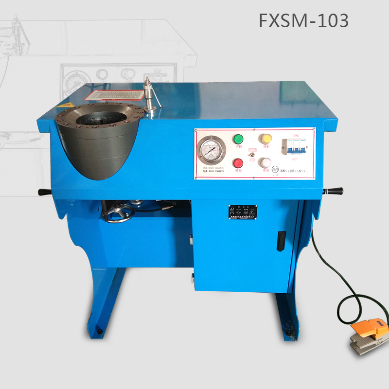 FXSM-103B New Lock Mother Machine Fully Automatic Pipe Shrinking Machine Multifunctional Clamping Press Rehydraulic Pressure