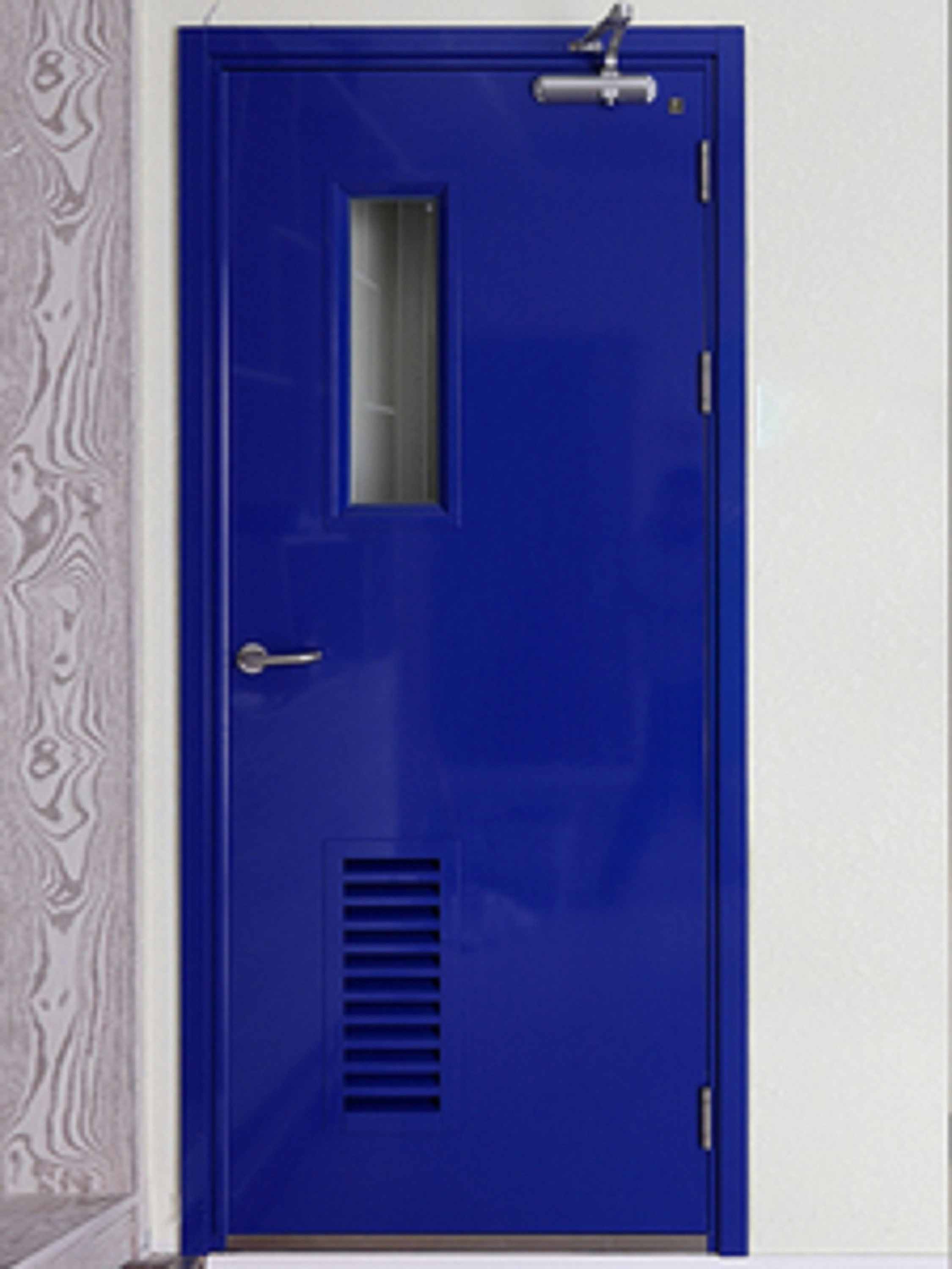 Yongxu Customized Steel Hundred Leaf Fireproof Door is sturdy, durable, aesthetically pleasing, and suppresses the spread of large fires