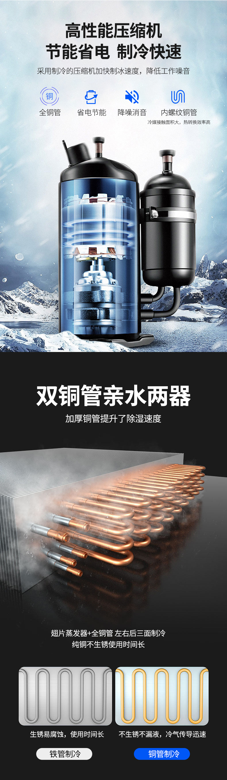 Ruiwang suspended ceiling dehumidifier source factory warehouse basement garage villa mezzanine moisture-proof drying dehumidifier