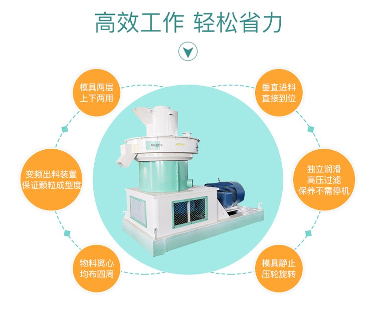 Sugarcane bagasse coconut shell particle processing equipment Compression combustion particle production equipment Paper shell biomass briquetting machine