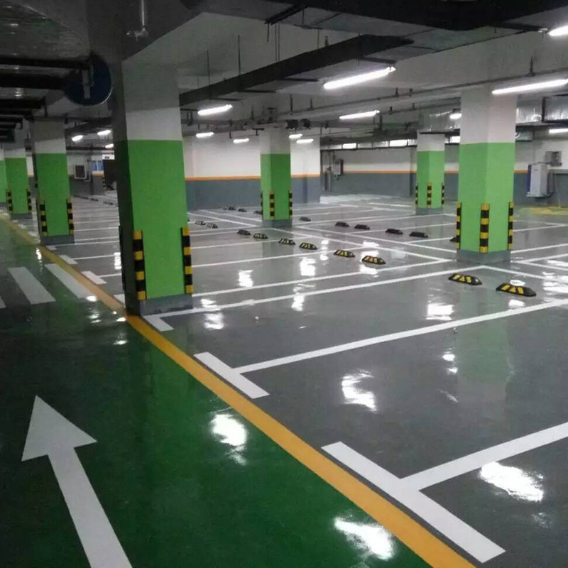 Double source water-based epoxy resin floor paint High gloss wear-resistant floor paint Factory dust-free workshop basement moisture-proof