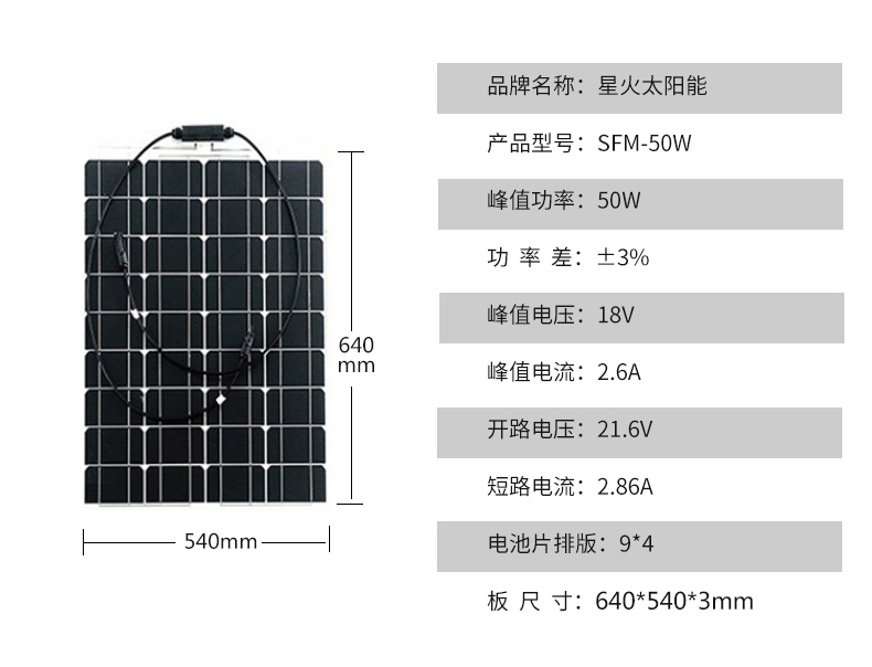 Flexible board charging 90W single crystal solar panel for vehicle use, roof RV camping power generation panel