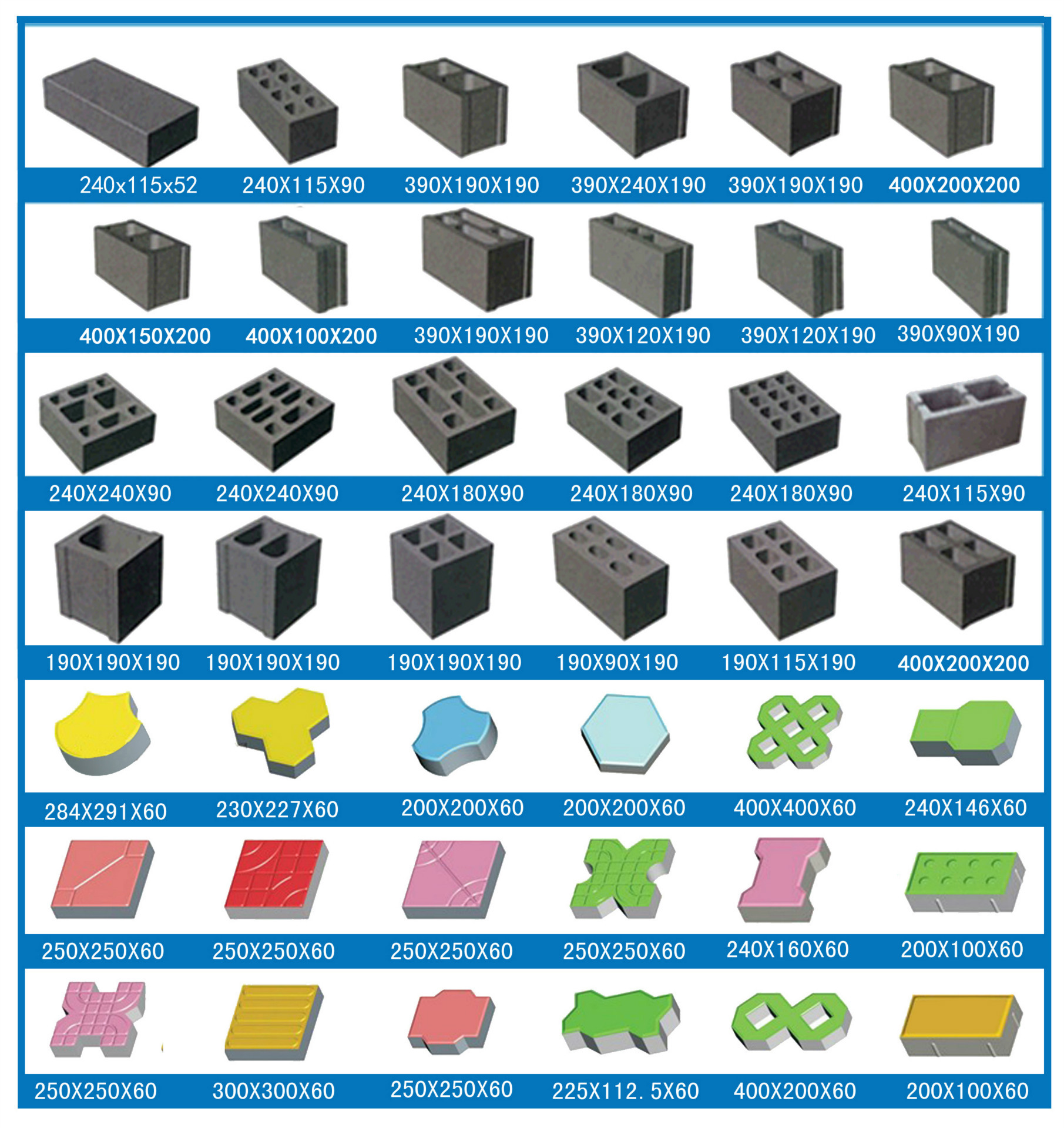 QT12-15 Large Automatic Cement Brick Machine No Burning Hollow Brick Making Equipment Ruiding Machinery