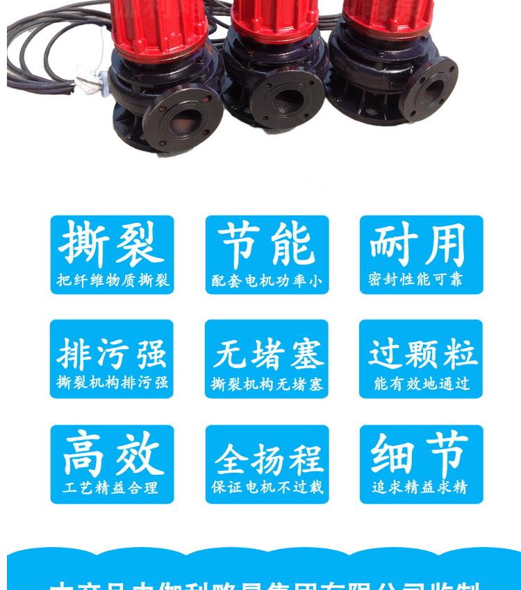 AS non clogging tearing submersible sewage pump sewage drainage pump submersible Galileo brand