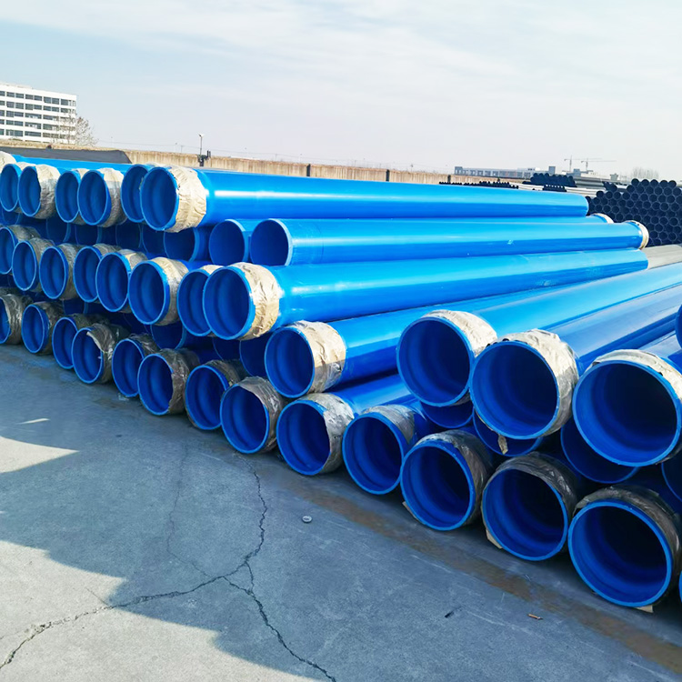 Blue outer diameter PVC water supply pipe, low-pressure PVC water supply pipe, customizable for Shengfeng Pipe Industry