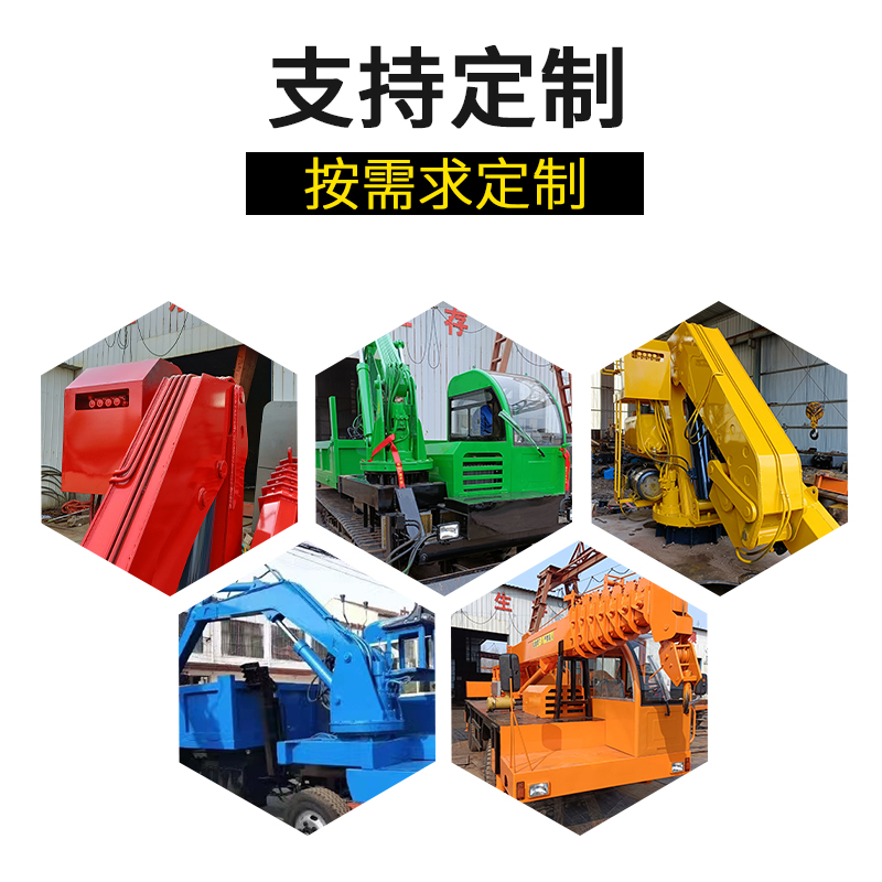 Yiyu telescopic arm three wheel chassis crane for landscaping construction hydraulic three wheel on-board crane for small and medium-sized cranes