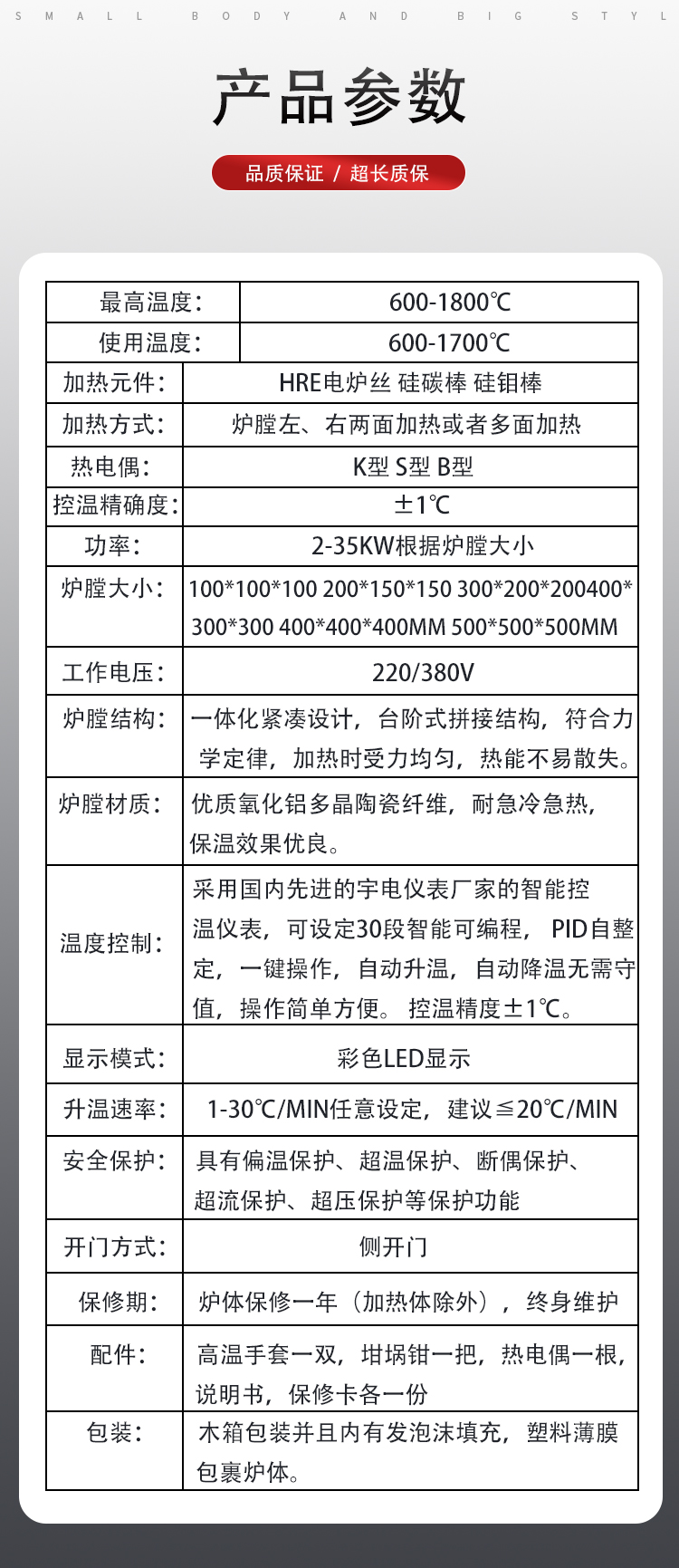 1700 ℃ Large Box Resistance Furnace Program Temperature Control Box Furnace Lifetime Maintenance Manufacturer Strong Strength and Good Reputation