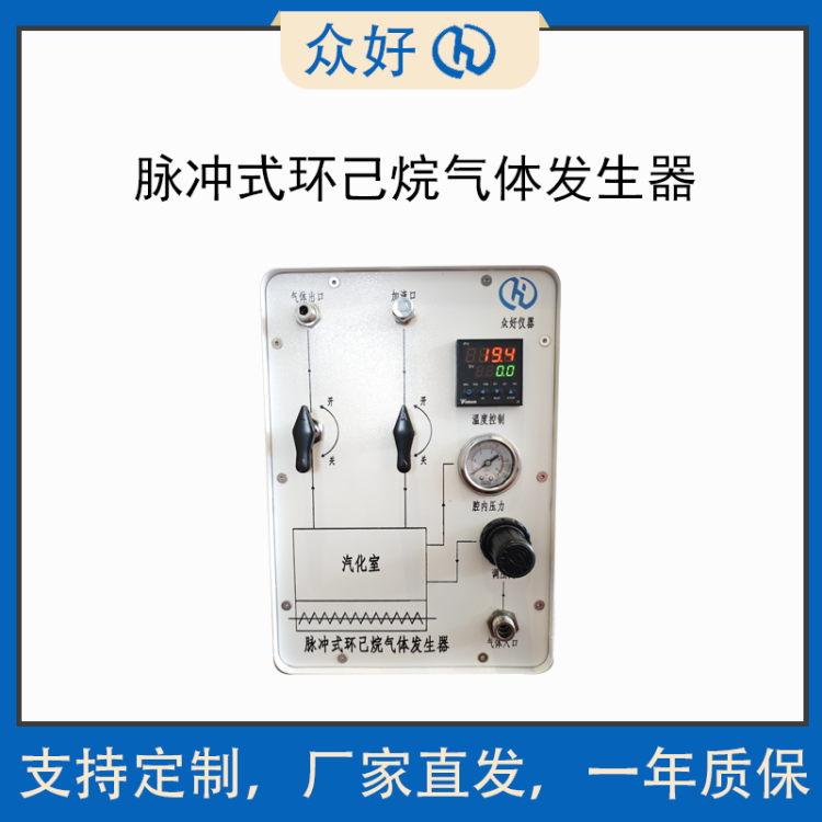 众好仪器 脉冲式环己烷气体发生器 主要应用于核设施的安全检测维护