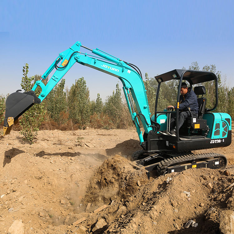 Small excavator hydraulic system, diesel powered small excavator, multifunctional micro hook machine