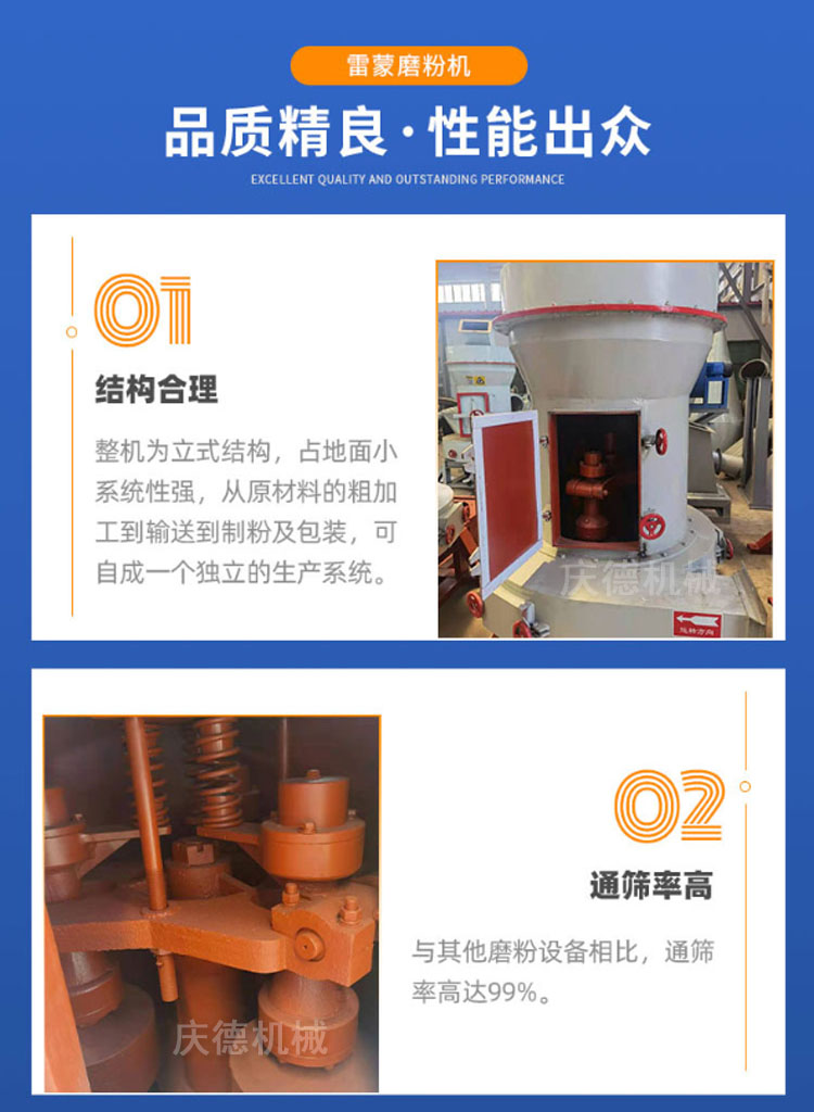 Small ore grinder, kaolin activated carbon ultrafine pulverizer, Raymond mill