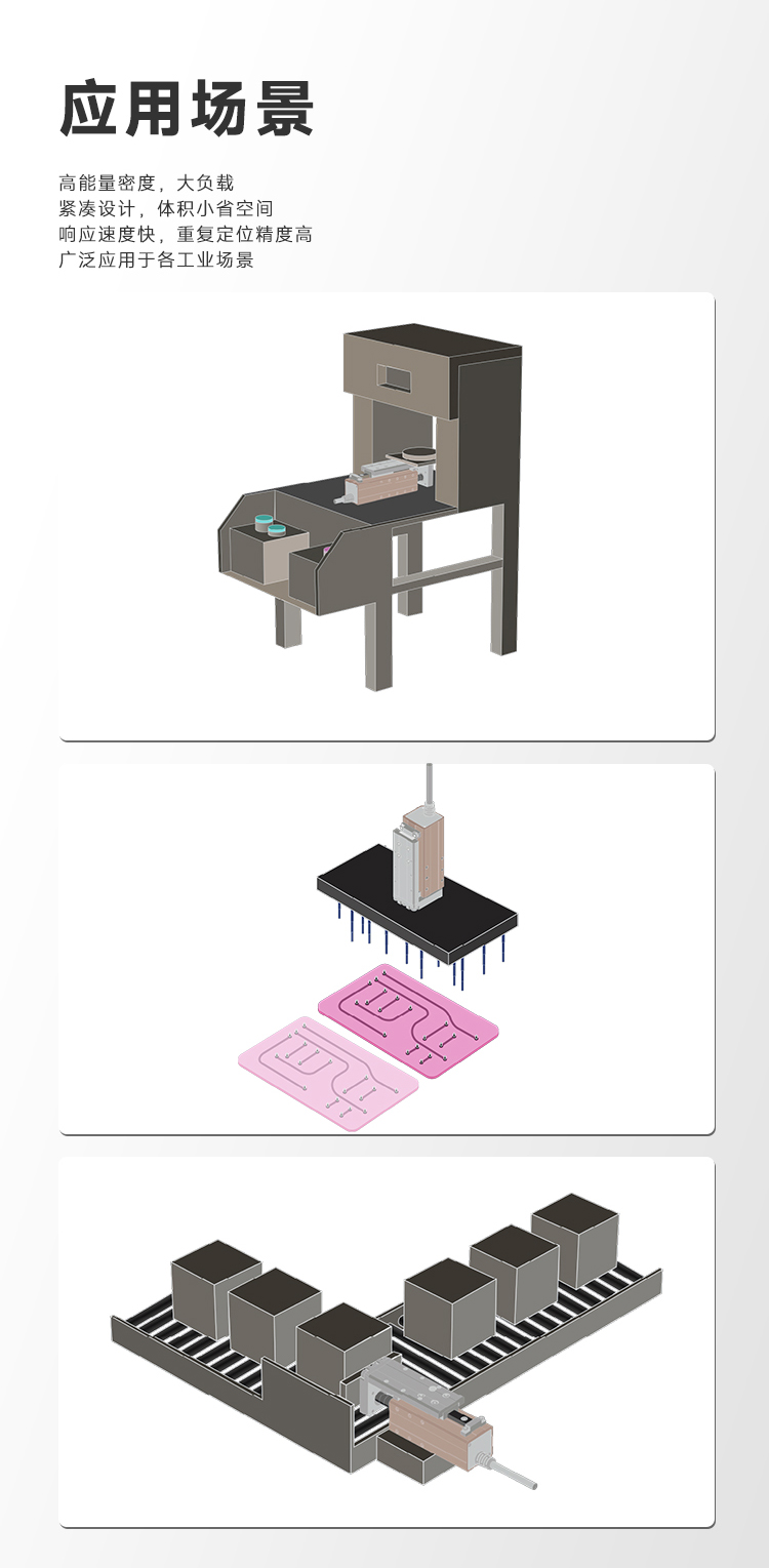 Small stroke servo electric cylinder, precise, compact and exquisite MCE-3G micro sliding table electric cylinder