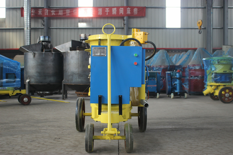 Yuzhou Machinery Direct Operation Tunnel No Bottom Frame Concrete Dry Spraying Machine with High Power and Good Spraying Effect