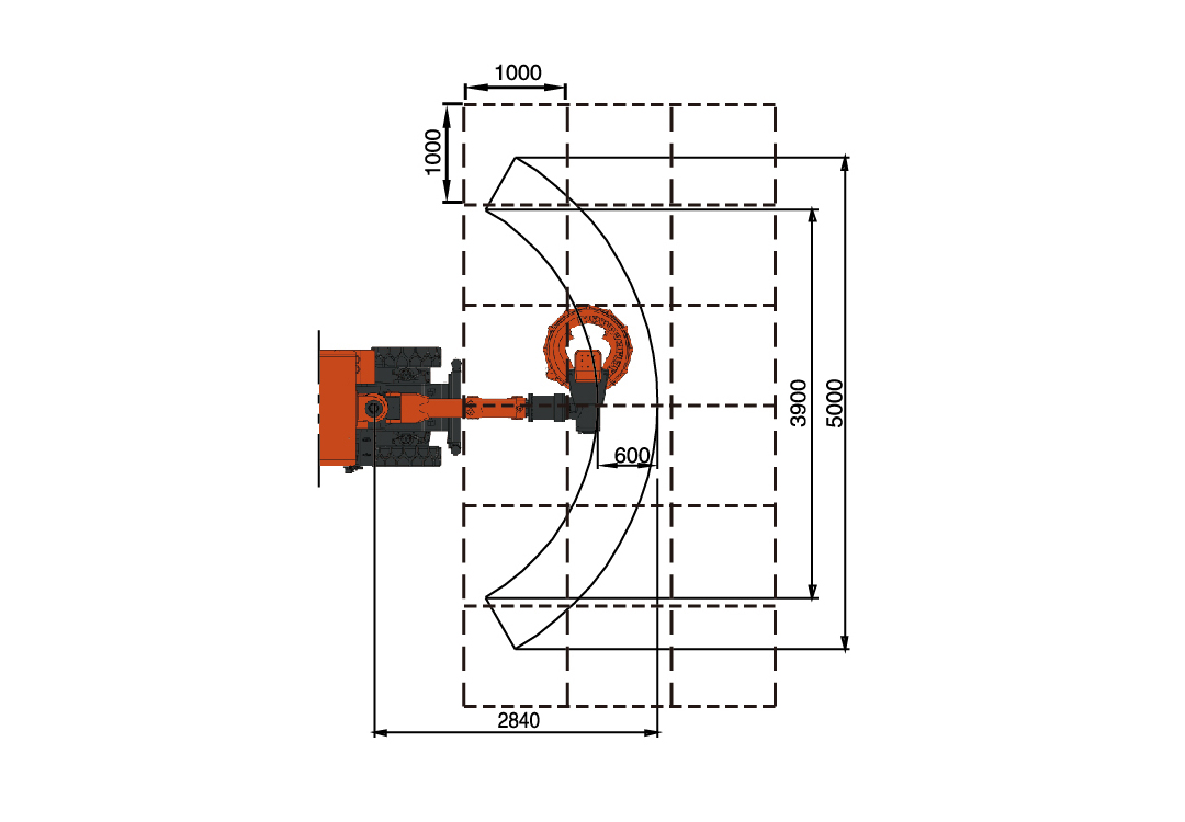 Difeng Small Anchor Rod Trolley Pipe Joint Hanging Mesh Drilling Integrated Automatic Rod Replacement Warehouse