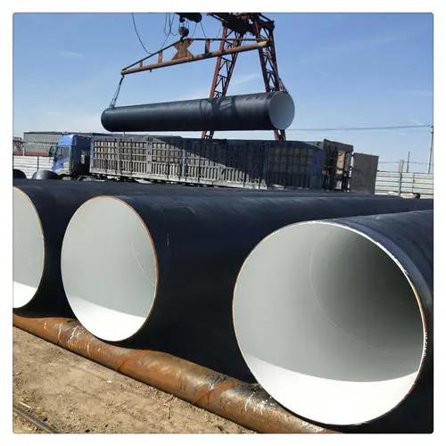 Processing of anti-corrosion plastic coated steel pipes for external anti-corrosion spiral pipes with Yunkai brand dn630 * 8