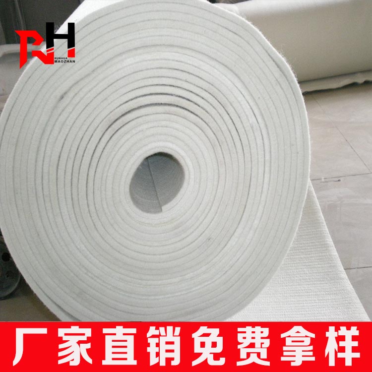 Needle punched adhesive black synthetic fiber felt, flame retardant fiber felt, non-woven fabric for greenhouse use