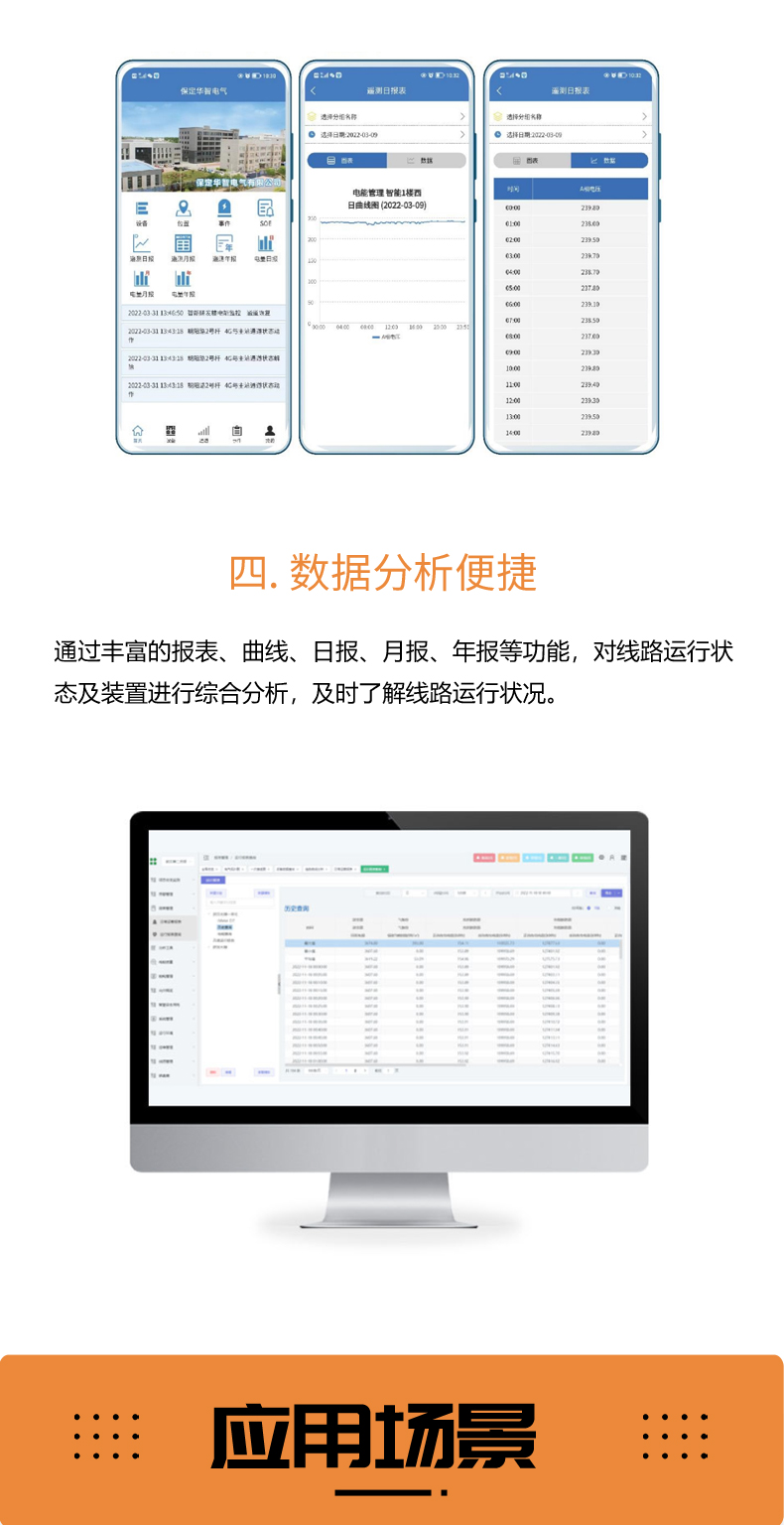 Huazhi Electric HZ-3000 Photovoltaic Power Station Cloud Monitoring Public Place Fault Online Monitoring Cloud Platform Monitoring