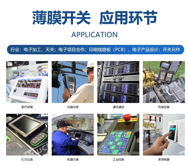 Thin film switch touch panel, automotive control panel, button life>1 million times, customized by the manufacturer