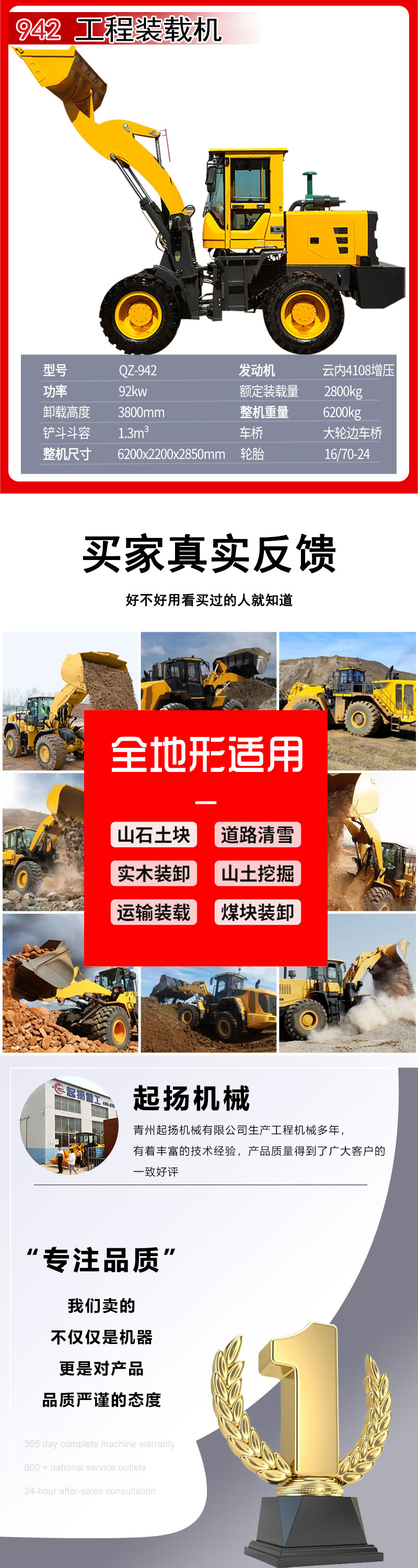 Grain Forklift Household Agricultural Grass and Wood Grabber Model 946 Grain King Grain Loader Extension Arm