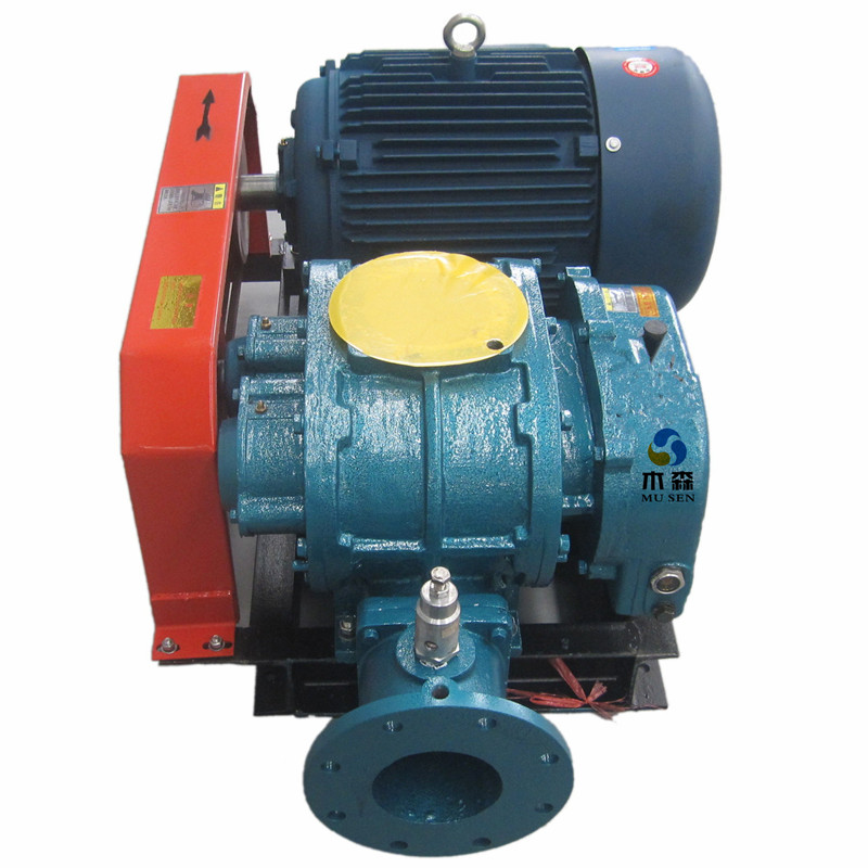 Roots blower equipped with brand pure copper motor, cast steel material, sewage treatment, aeration, aquaculture, and oxygenation