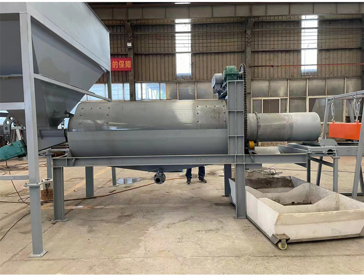 Glass cleaning machine, broken glass cleaning equipment, fully automatic glass slag water washing machine, suitable for stone particle materials