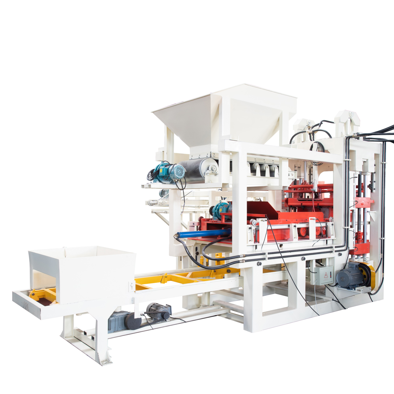 Hengda Free Burning Hollow Brick Machine Cement made Fully Automatic Hydraulic Brick Machine Cushion Block Machine Block