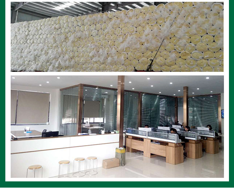 Aluminum foil glass wool roll felt steel structure Dapeng fireproof veneer composite thermal insulation cotton insulation roll felt support customization