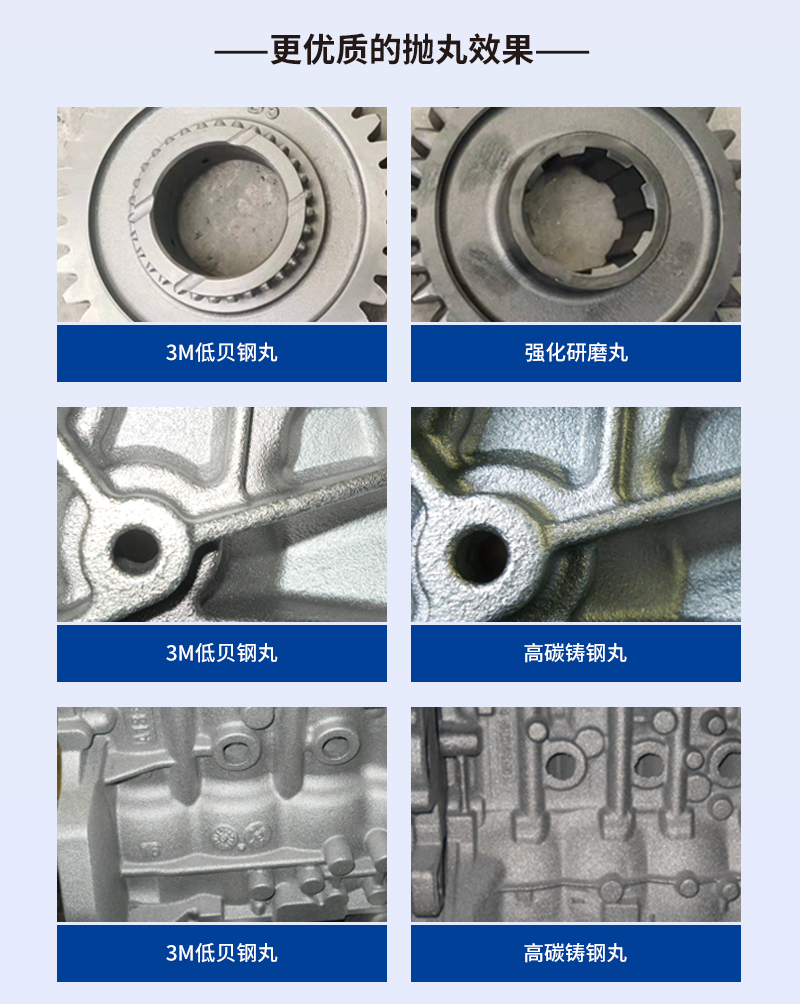 3M low alloy steel shot S330 steel sand directly supplied by the manufacturer for shot blasting, rust removal, and artificial abrasive with long wear resistance life