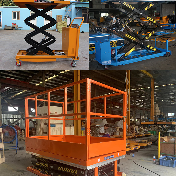 Fixed scissor fork type cargo elevator, hydraulic elevator, workshop, factory building, cargo lifting, customized load height according to needs