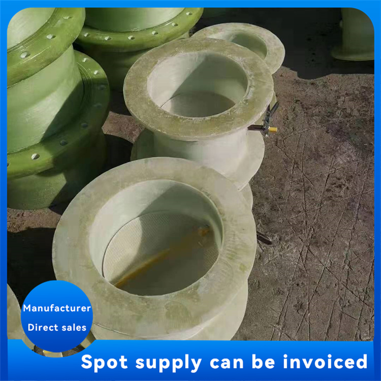 Fiberglass flange tee elbow pipe fittings for pipeline connection