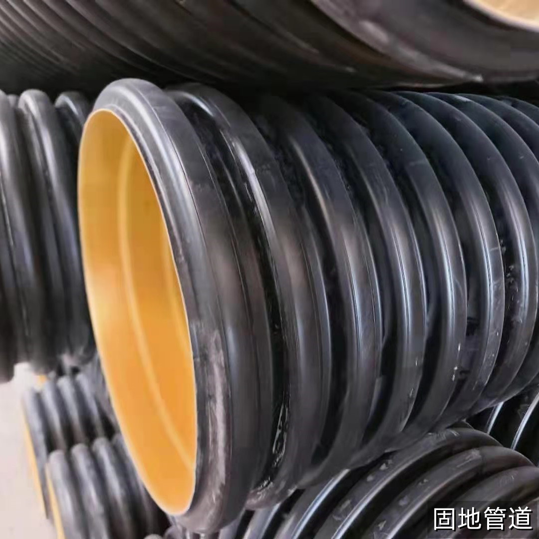 HDPE 300 double wall corrugated pipe municipal pipeline network renovation plastic drainage pipeline plastic fixed ground pipeline