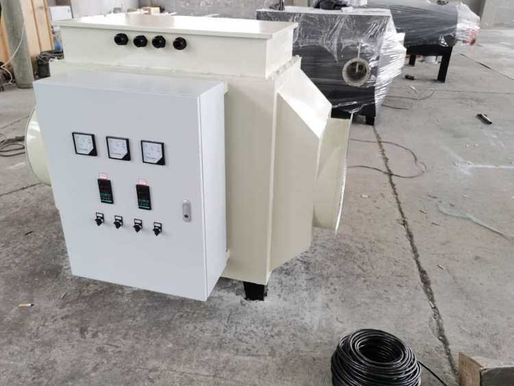 森纳杰 防爆气体风道加热器厂家 工业不锈钢热风翅片加热设备