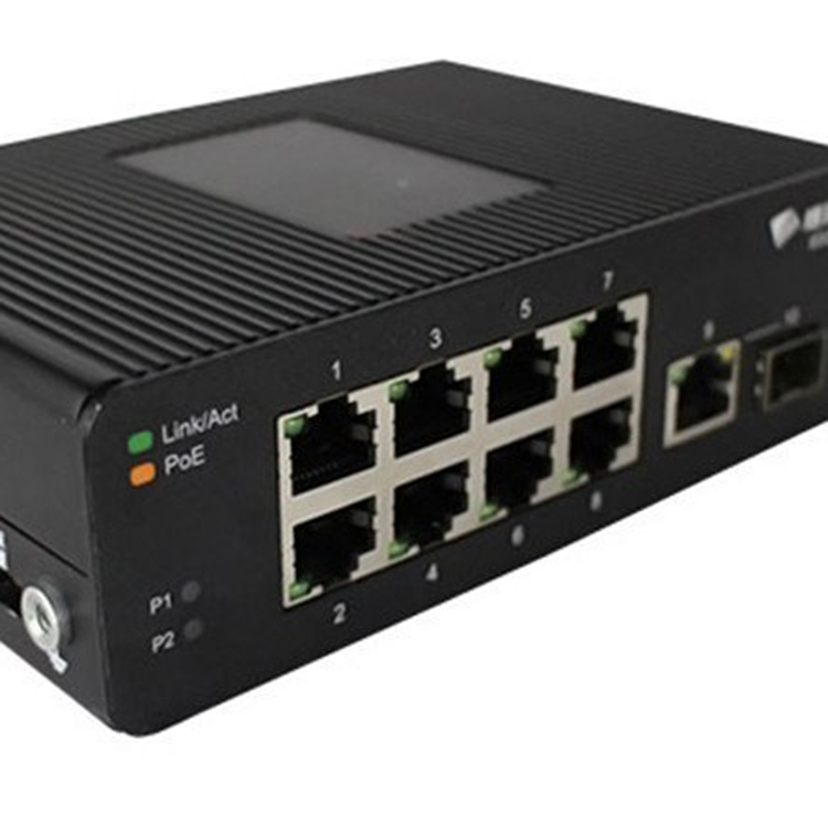 Industrial Ethernet Switch BDCOM IES200-V25-2S8T Full Gigabit