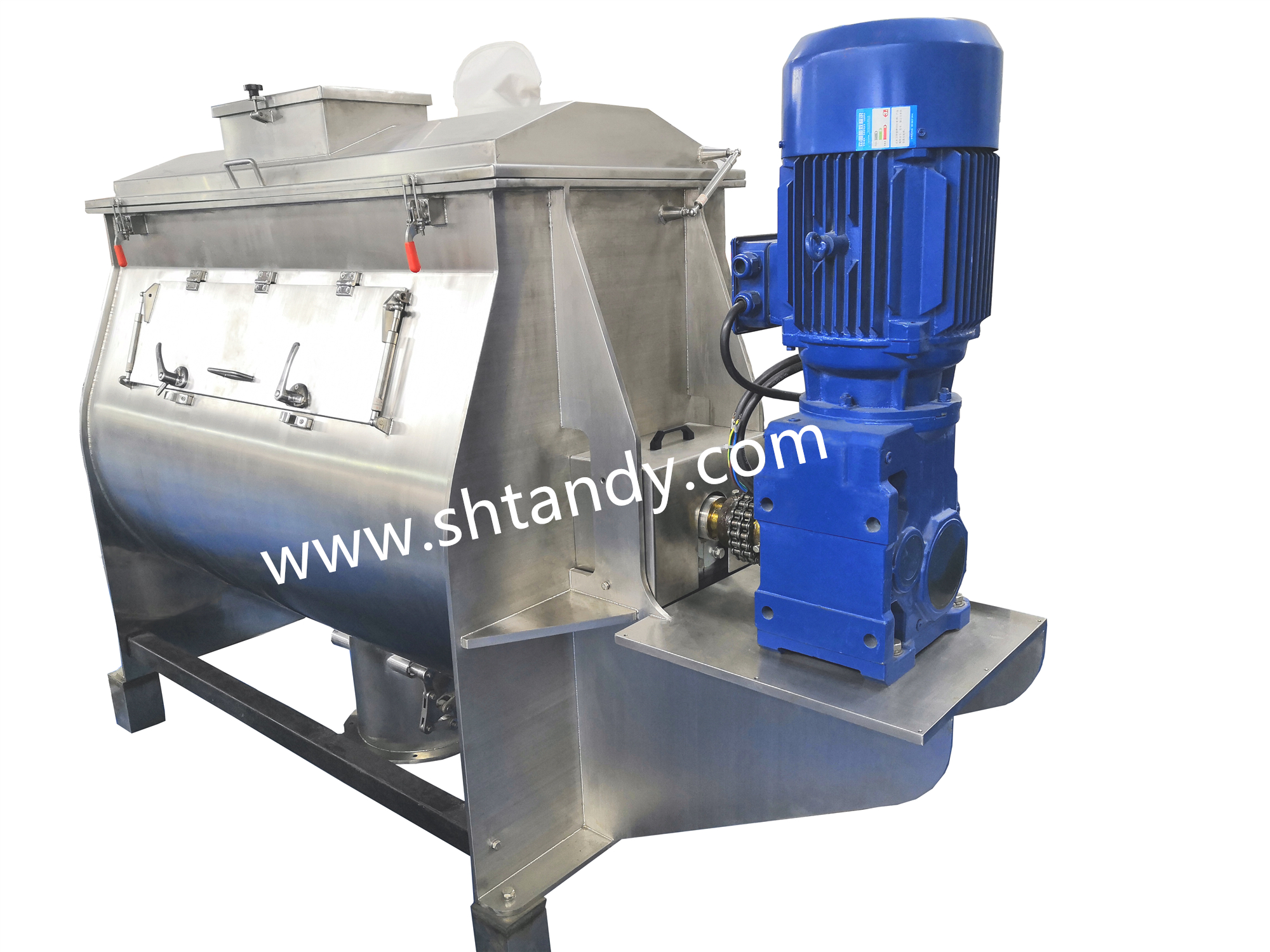 Additives Solid beverage Spice powder dry mixer Single shaft paddle mixer Granular nut mixer