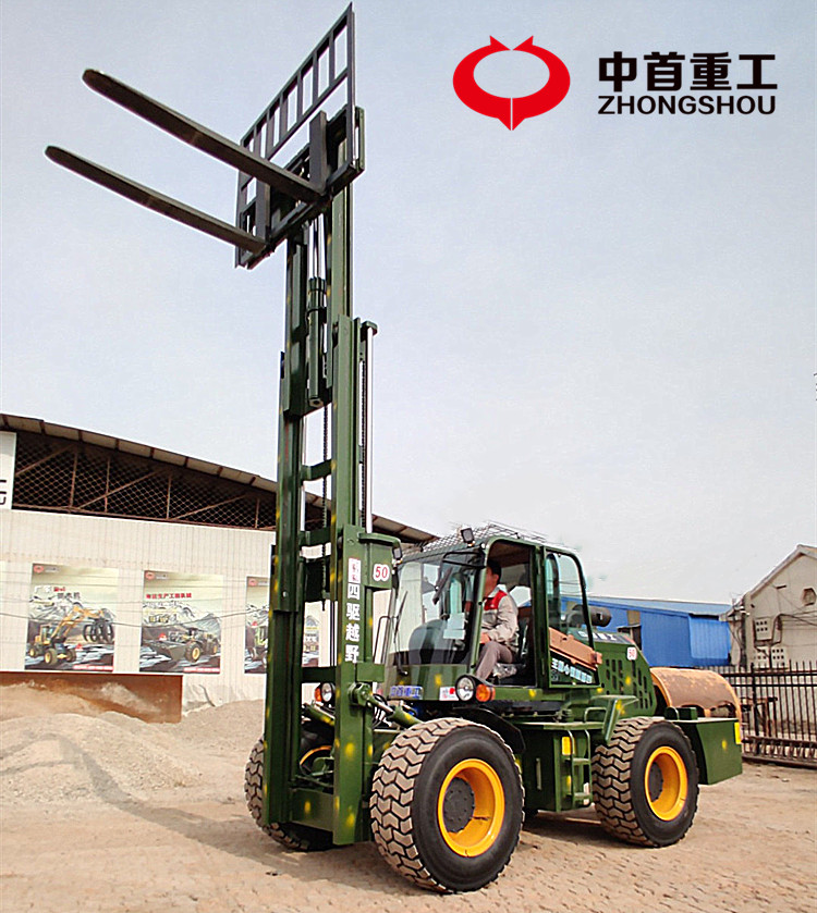 Cross country forklift installation, pit drilling machine, Hole punch, one machine, multi-purpose depth, customized, convenient for tree planting