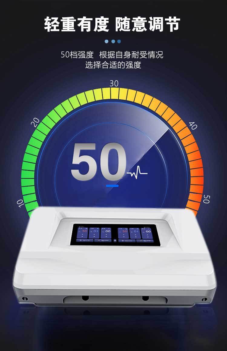 Two channel high-definition large screen operation interface for desktop computer of traditional Chinese medicine directional transdermal therapy instrument