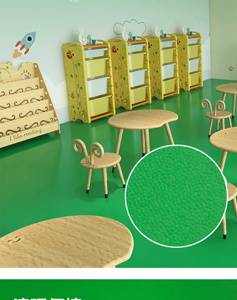 Hasbro Cartoon Children's Kindergarten PVC Plastic Flooring Manufacturer: Environmentally Friendly and Durable Elastic Foam Floor Adhesive