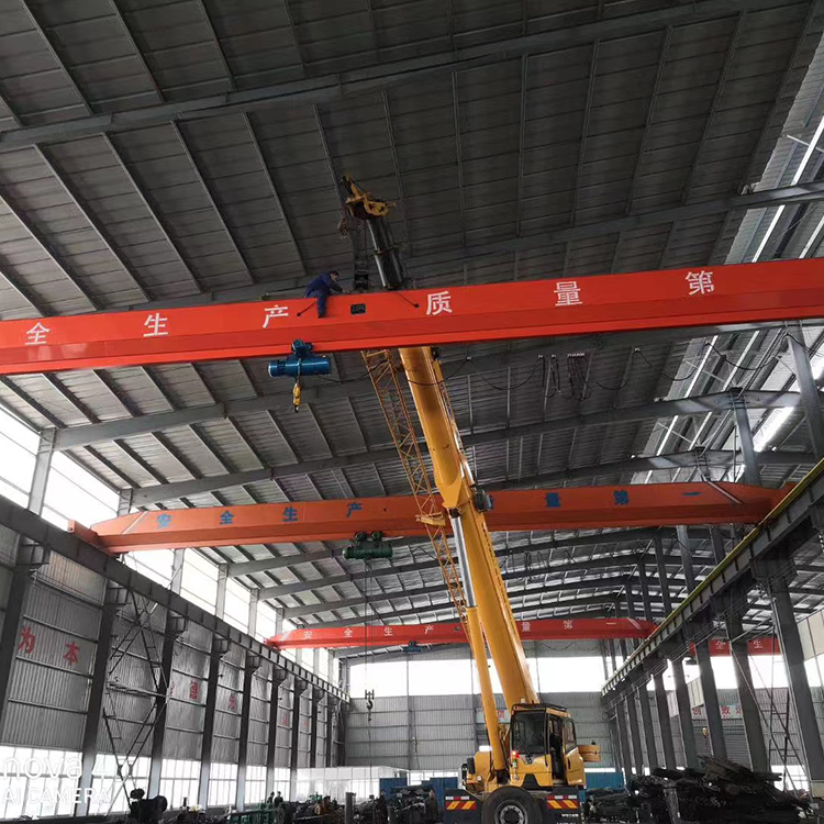 Electric single beam crane LD 5t crane remote control bridge crane in workshop