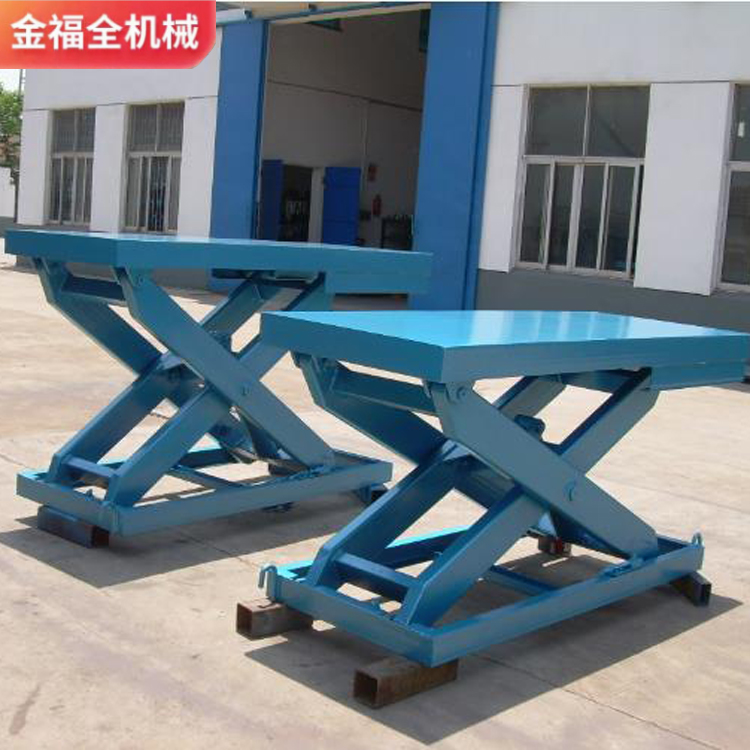 Electric elevator for cold storage, hydraulic elevator, fixed scissor fork lifting platform, loading and unloading platform