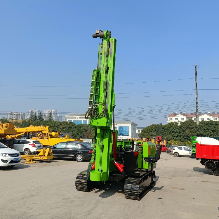 Crawler type hydraulic pile driver, all terrain 360 ° rotating photovoltaic drilling machine, 3-meter foundation drilling machine